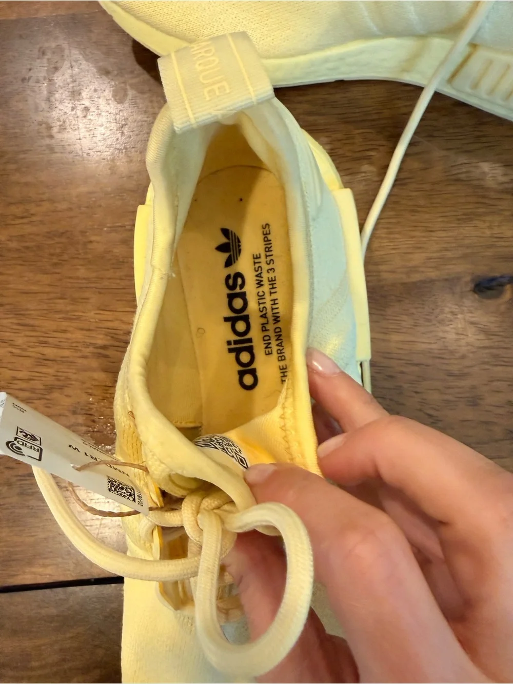 NWT Adidas NMD Sneakers in BUTTER YELLOW